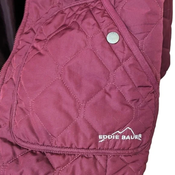 Eddie Bauer Quilted Lightweight Four Seasons Water Repellent Puffer Jacket (M) - Picture 7 of 9